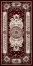 Российский прямоугольный ковёр d170 RED