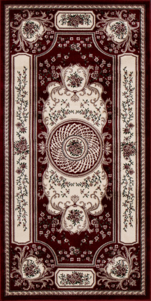 Российский прямоугольный ковёр d170 RED