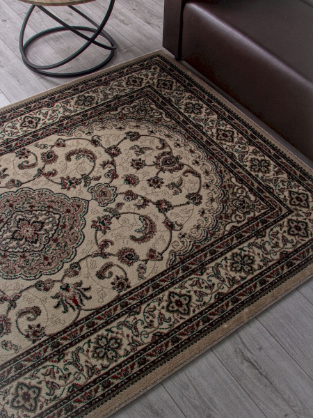 Российский прямоугольный ковёр d389 BEIGE