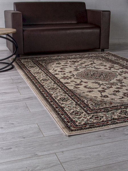 Российский прямоугольный ковёр d389 BEIGE