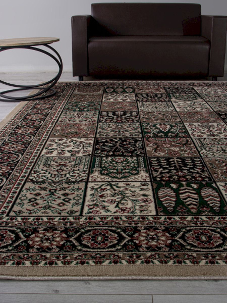 Российский прямоугольный ковёр d391 BEIGE