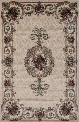 Российский прямоугольный ковёр D467 CREAM