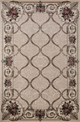 Российский прямоугольный ковёр D468 CREAM