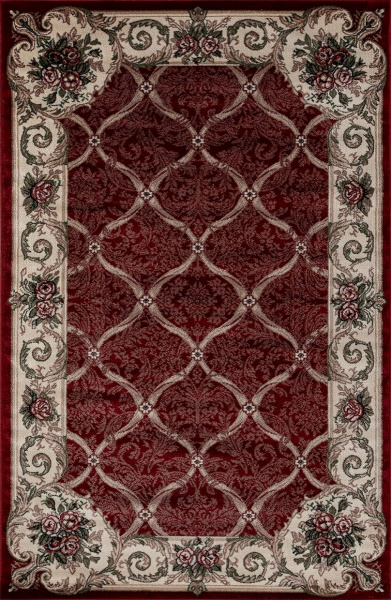 Российский прямоугольный ковёр D468 RED