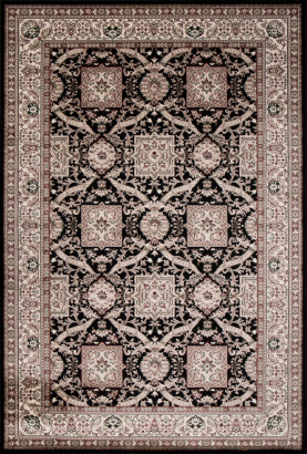 Российский прямоугольный ковёр D868 BLACK