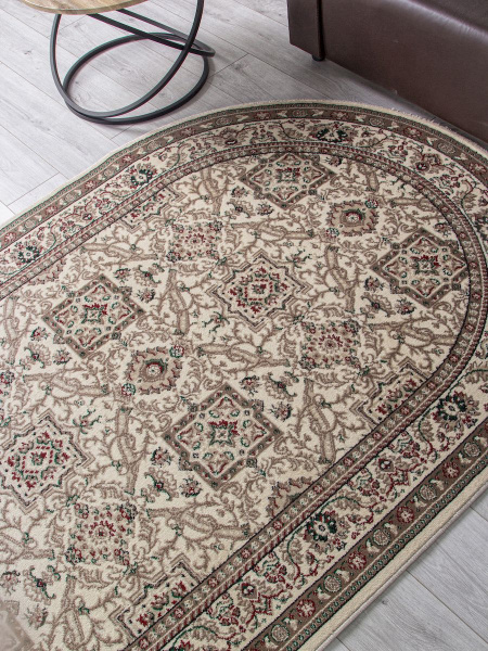 Российский овальный ковёр D868 CREAM