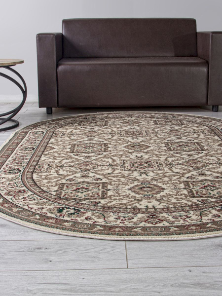 Российский овальный ковёр D868 CREAM