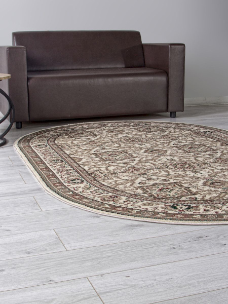 Российский овальный ковёр D868 CREAM