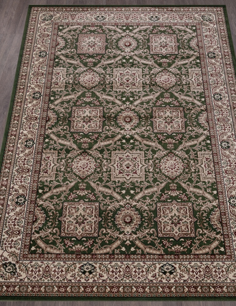 Российский прямоугольный ковёр D868 GREEN