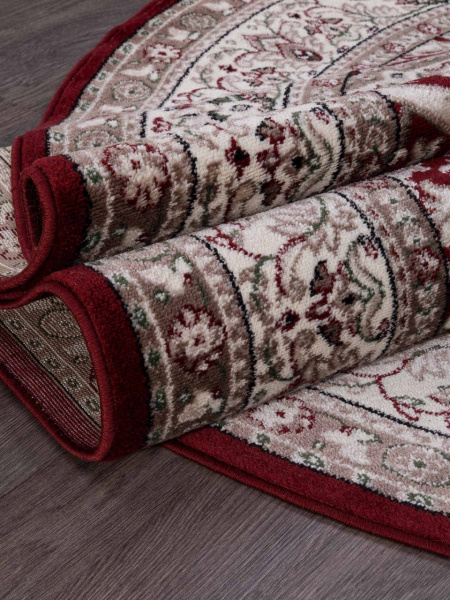 Российский овальный ковёр D868 RED