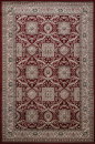 Российский прямоугольный ковёр D868 RED