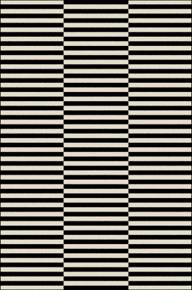 Российский прямоугольный ковёр HF08 CREAM-BLACK