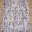 Турецкий прямоугольный ковёр K024B-P-BEIGE/P-D-BLUE