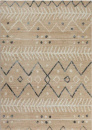 Турецкий прямоугольный ковёр  J080A BEIGE/WHITE