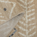 Турецкий прямоугольный ковёр  J080A BEIGE/WHITE