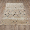 Турецкий прямоугольный ковёр  J080A BEIGE/WHITE