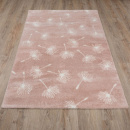 Турецкий прямоугольный ковёр  J210A PINK/WHITE