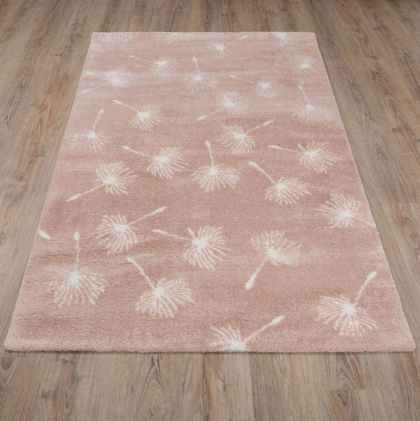 Турецкий прямоугольный ковёр  J210A PINK/WHITE