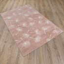 Турецкий прямоугольный ковёр  J210A PINK/WHITE