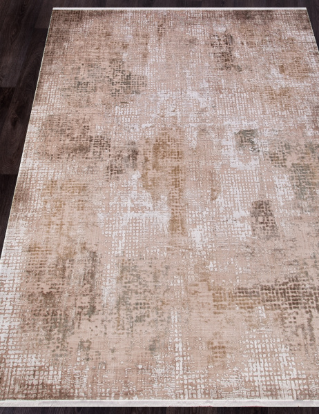 Турецкий прямоугольный ковёр 19142 070 BEIGE