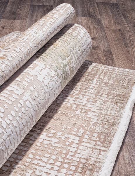 Турецкий прямоугольный ковёр 19142 070 BEIGE