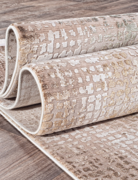 Турецкий прямоугольный ковёр 19142 070 BEIGE