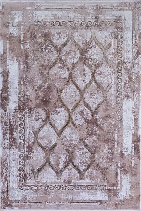 Турецкий прямоугольный ковёр 19148 070 BEIGE
