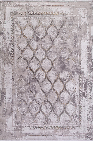 Турецкий прямоугольный ковёр 19148 096 GREY