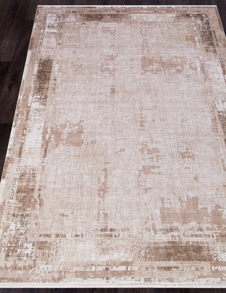 Турецкий прямоугольный ковёр 19167 070 BEIGE