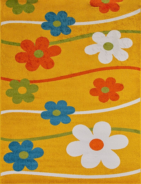 Российский прямоугольный ковёр 1021 YELLOW