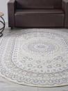 Российский овальный ковёр F399 BEIGE