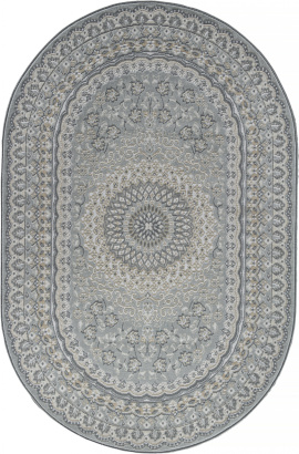 Российский овальный ковёр F399 BLUE