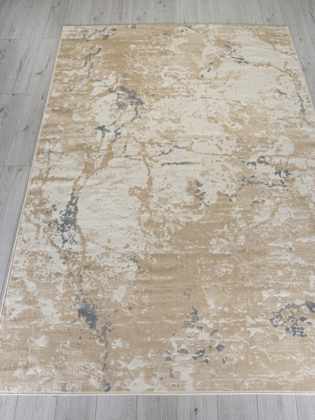 Российский прямоугольный ковёр F486 BEIGE