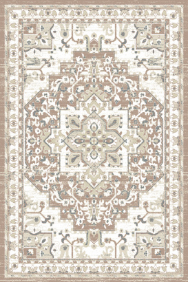 Российский прямоугольный ковёр G023 CREAM-BEIGE