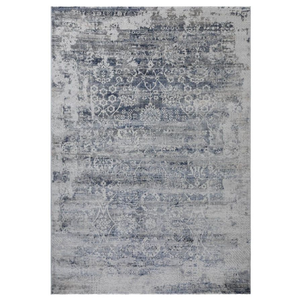 Турецкий прямоугольный ковёр  A2047A IVORY/L.GREY