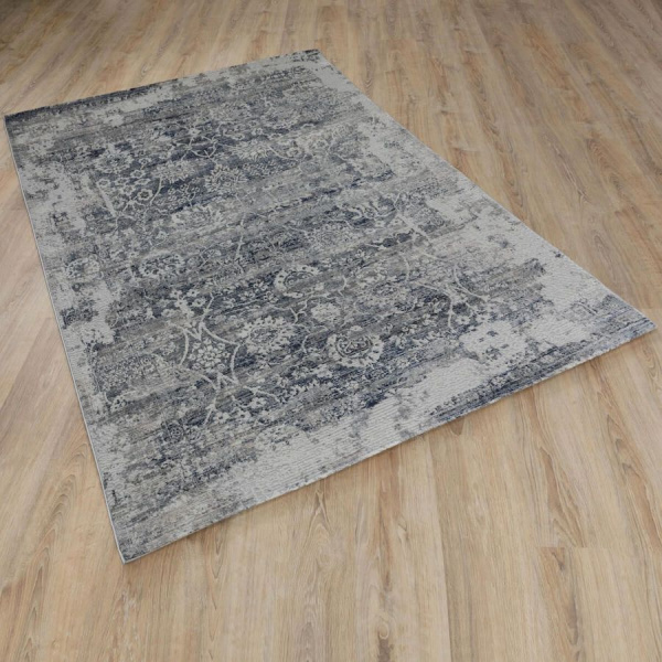 Турецкий прямоугольный ковёр  A2047A IVORY/L.GREY