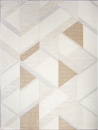 Турецкий прямоугольный ковёр 20802A L.BEIGE / WHITE