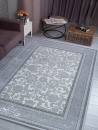 Турецкий прямоугольный ковёр 20812A WHITE / L.GREY