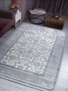 Турецкий прямоугольный ковёр 20812A WHITE / L.GREY