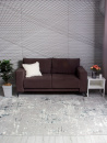 Турецкий прямоугольный ковёр 20814A D.BLUE / L.GREY