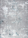 Турецкий прямоугольный ковёр 20814A D.BLUE / L.GREY