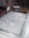 Турецкий прямоугольный ковёр 20815A D.BLUE / L.GREY