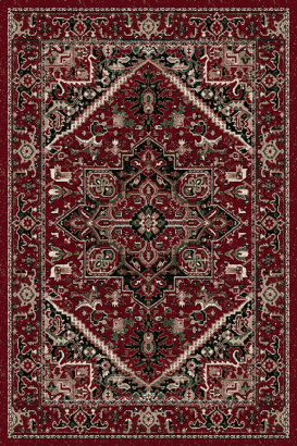 Российский прямоугольный ковёр F669 RED