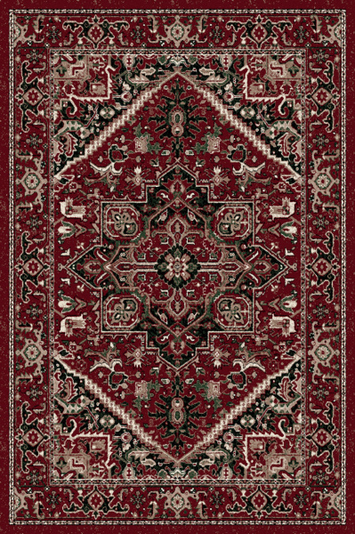 Российский прямоугольный ковёр F669 RED