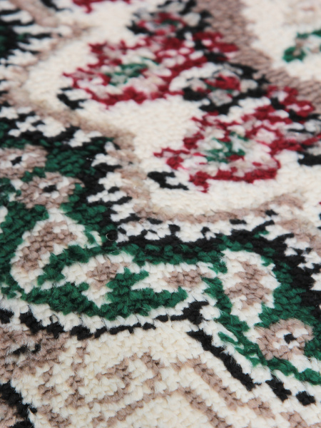 Ковровая дорожка F670 CREAM-GREEN DARGA
