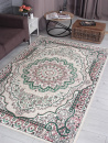 Российский прямоугольный ковёр F670 CREAM-GREEN
