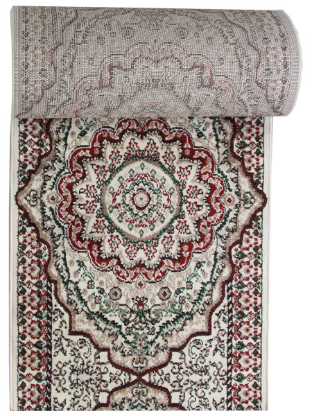 Ковровая дорожка F670 CREAM-RED DARGA
