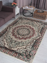 Российский прямоугольный ковёр F670 CREAM-RED