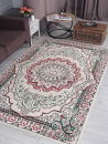 Российский прямоугольный ковёр F670 CREAM-RED