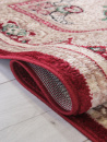 Российский прямоугольный ковёр F672 RED-CREAM